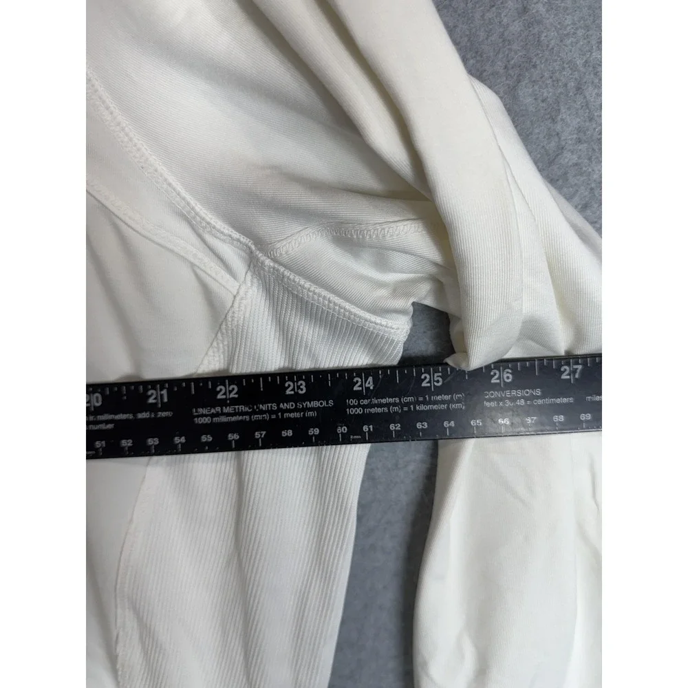 Studio by Energy Zone Jacket Womens 2XL White Full Zip Lightweight Activewear